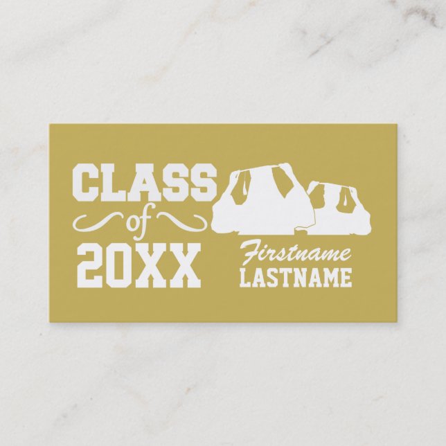 Class of ANY year custom business cards (Front)