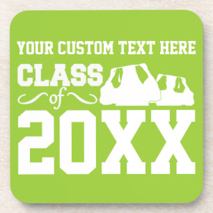 Class of ANY year custom coasters