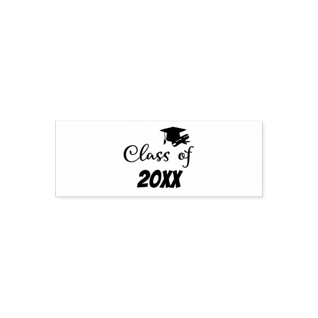 Class of Any Year Custom Self-inking Stamp (Design)