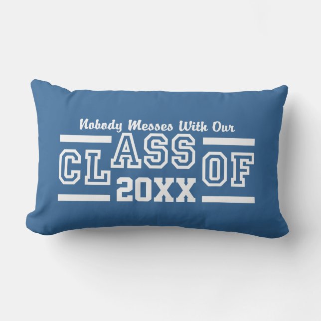 Class of ANY Year custom throw pillow (Front)
