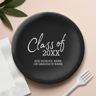 Class of Any Year Graduation Party Paper Plate