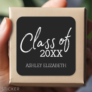 Class of Any Year Graduation Party Square Sticker