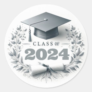 Class of  classic round sticker