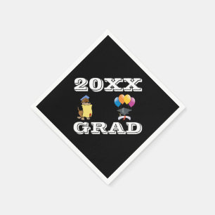 Class Of Cute Graduation Party Supplies Napkins
