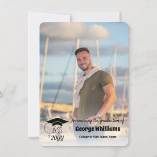Class of-Grad-Custom Text-White Overlay Announcement