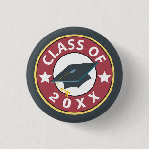 Class of Graduation 3 Cm Round Badge