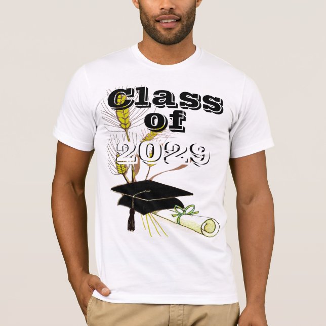 Class of Graduation Change to Current Year T-Shirt (Front)