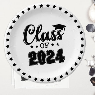 Class of Graduation Paper Plate