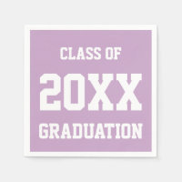 Class Of Graduation Party Napkins