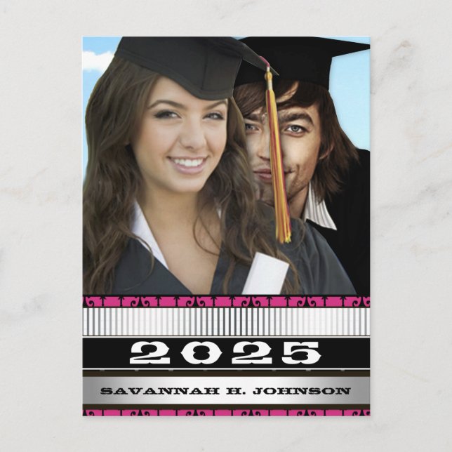 Class of  Graduation Photo Invitations (Front)