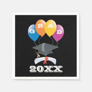 Class Of Graduations Supplies Grad Party Napkins