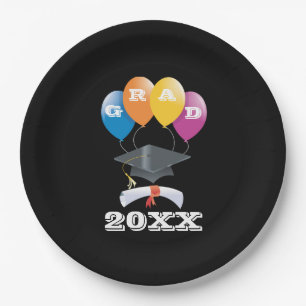 Class Of Graduations Supplies Grad Party Paper Plate