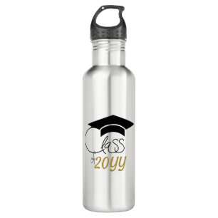 Class of -Inspirational Quote-Modern Black Gold 710 Ml Water Bottle