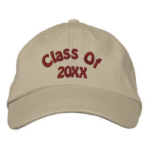 Class Of Personalised Graduation Embroidered Hat