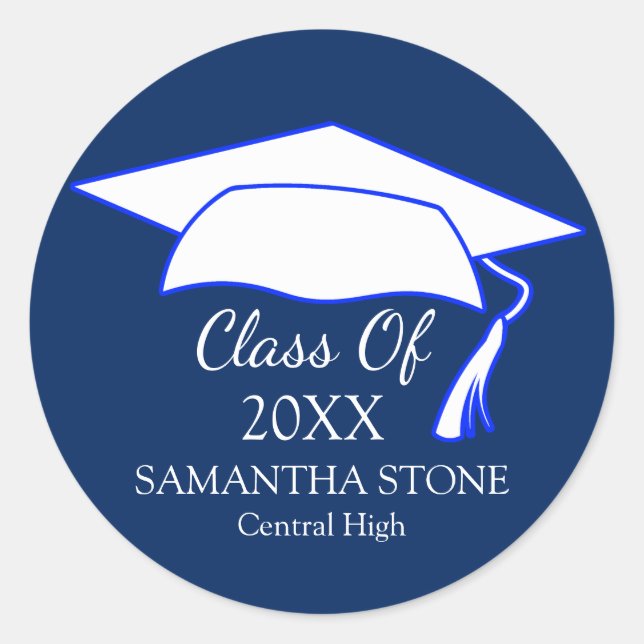 Class of Personalised Graduation Envelope Seal (Front)