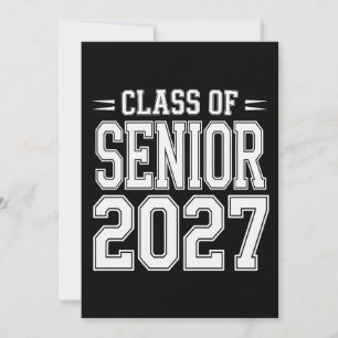Class Of Senior 2027 Graduation Proud Graduate Invitation