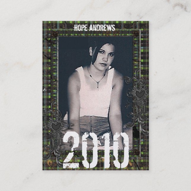 Class of Senior Cards Enter Current Year (Front)