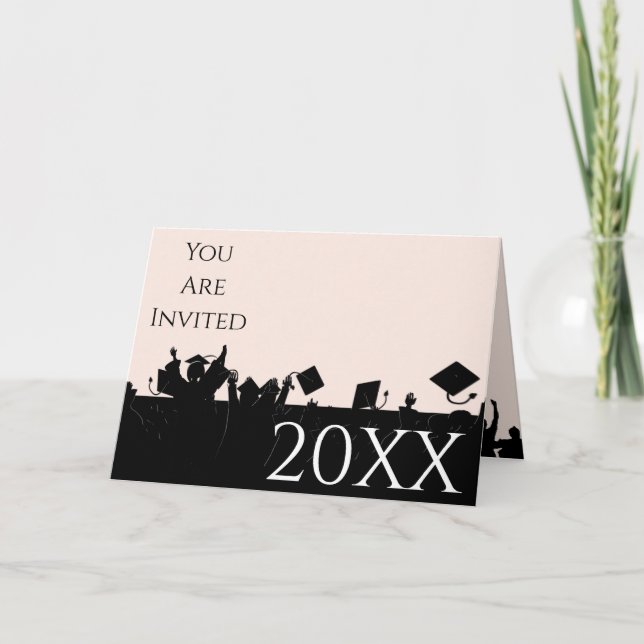 Class of  Senior Graduation Invitation Change Year (Front)