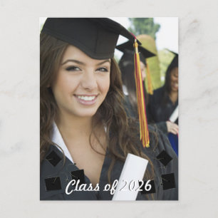 Class of Senior Graduation Photo Invitation