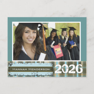 Class of Senior Photo Graduation Invitations