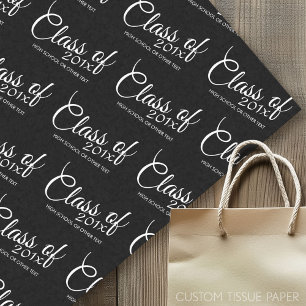 Class of with Custom Year and High School Tissue Paper