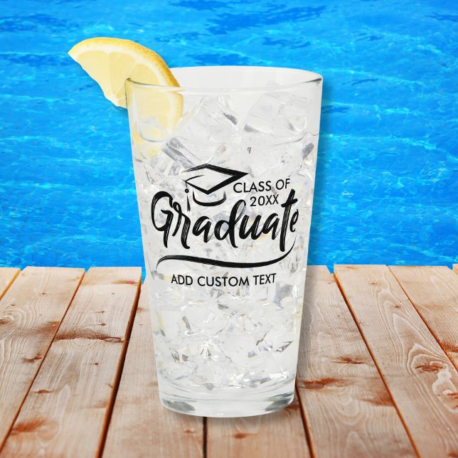 Class of Year 2019 Party Gift Custom Graduation Glass (Creator Uploaded)