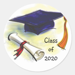 Class of (YEAR) Envelope Seal Stickers