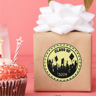 Class of  You Choose Year and Colour Classic Round Sticker