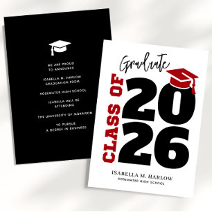 Class of YY Graduation Announcement