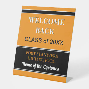 Class Reunion Decor! Custom Reunion Pedestal Sign