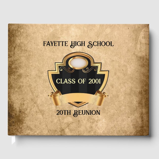 Class Reunion Guest Book (Front)