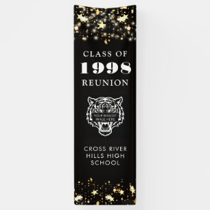 Class Reunion Mascot Image Custom Color Vertical Banner