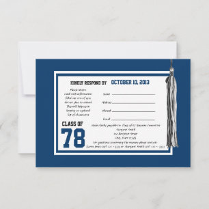 Class Reunion Response Card