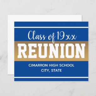 Class Reunion Save the Date Paper Sheet