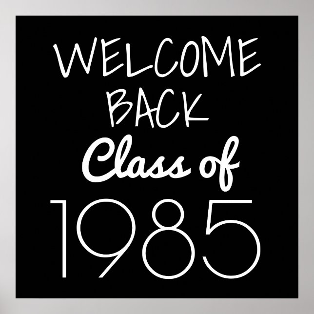 Class Reunion | Welcome Back Poster (Front)