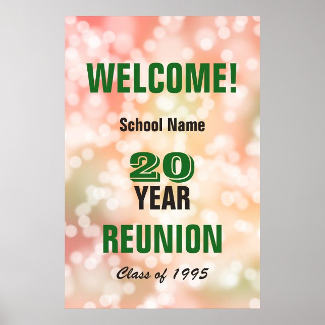 Class Reunion Welcome Sign (Front)