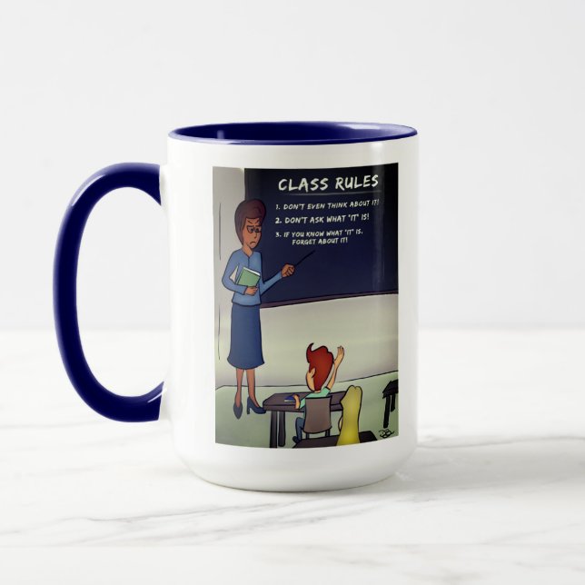 Class Rules Large Mug (Left)