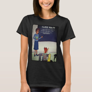 Class Rules Women's Black T-Shirt