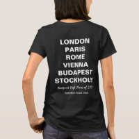 Class Trip List of Cities European Trip Custom