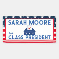 Class Vote" Blue and Red Election school