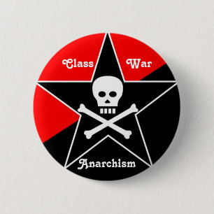 Class War Anarchism 6 Cm Round Badge