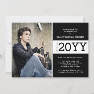 Class Year Photo Graduation Party Invitation
