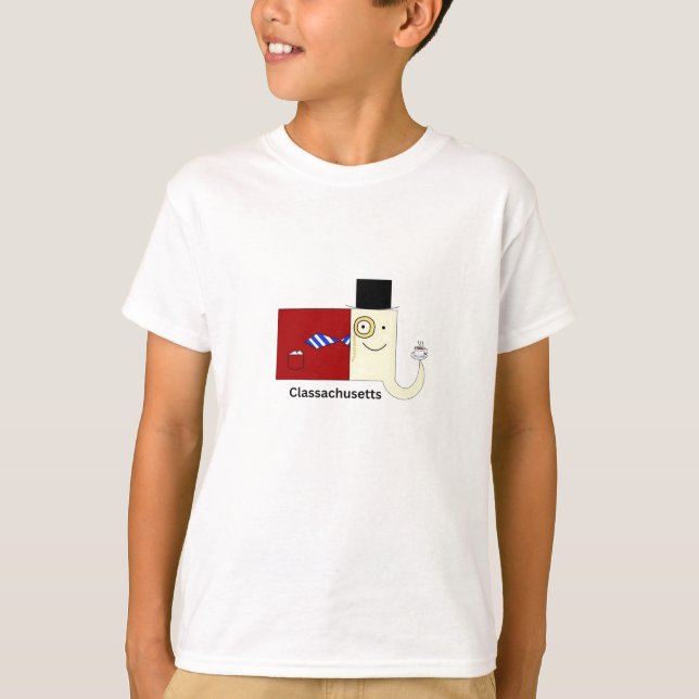 Classachusetts Massachusetts Kids' T-shirt (Front)