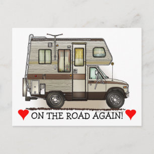 ClassC Camper RV Magnets Postcard