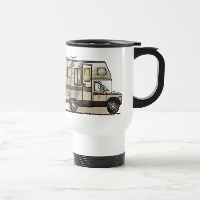 ClassC Camper RV Magnets Travel Mug (Right)