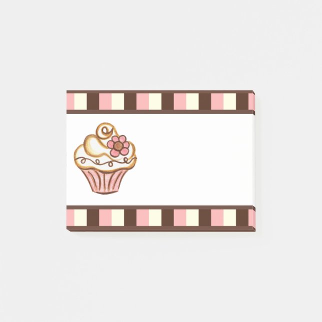 Classes Cupcake Business Post It Notes  (Front)