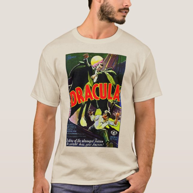 Classic '1931' "Dracula" Poster T-Shirt (Front)