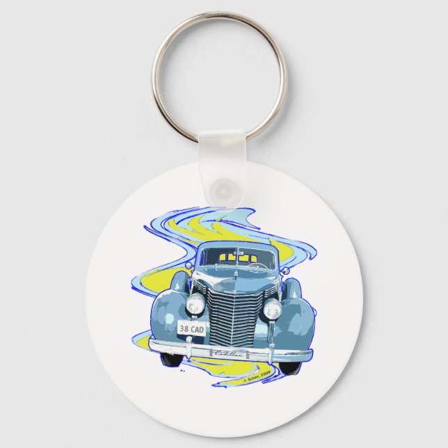 CLASSIC 1938 CADILLAC KEY RING (Front)