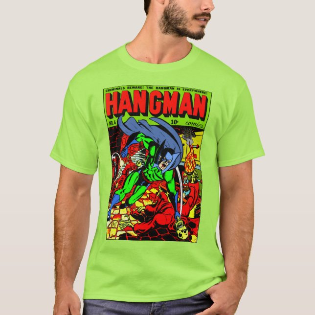Classic 1940's HANGMAN Comics T-Shirt (Front)