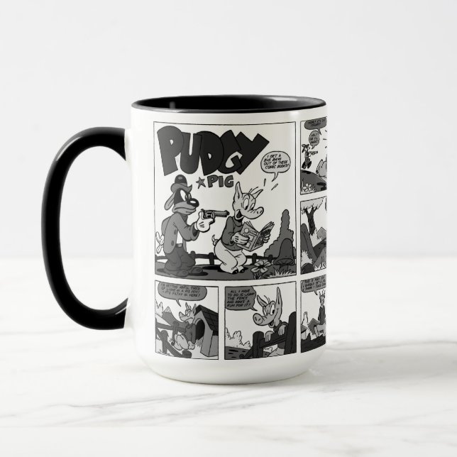 Classic 1940's Pudgy Pig Mug (Left)
